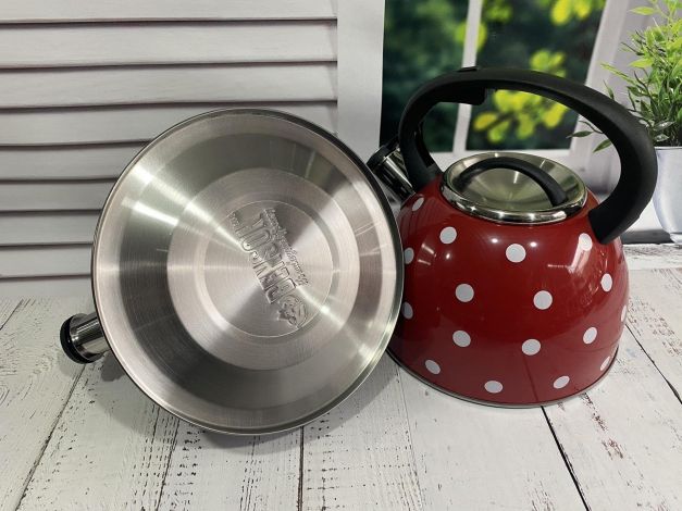 Чайник из нержавеющей стали со свистком