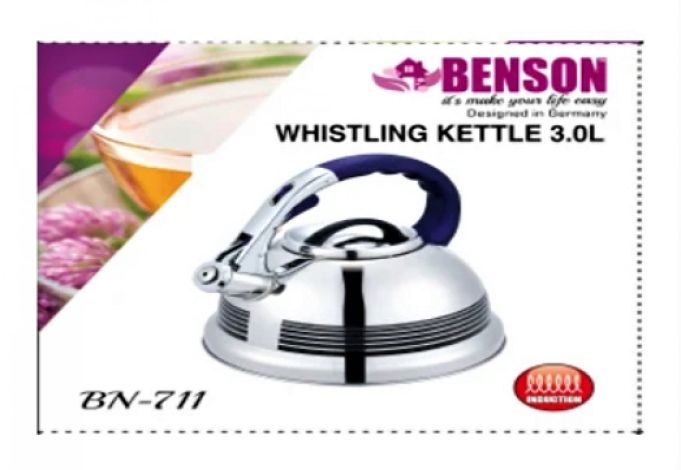 Чайник BN-711 из нержавеющей стали со свистком