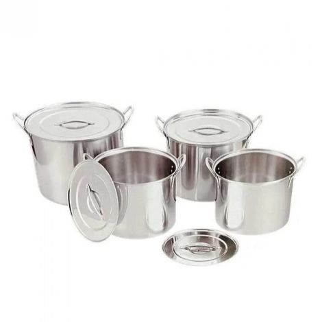 Набор посуды нержавейка BN-289  (Stock Pot) 8пр 7,5л,9,5л,13л,17л 
