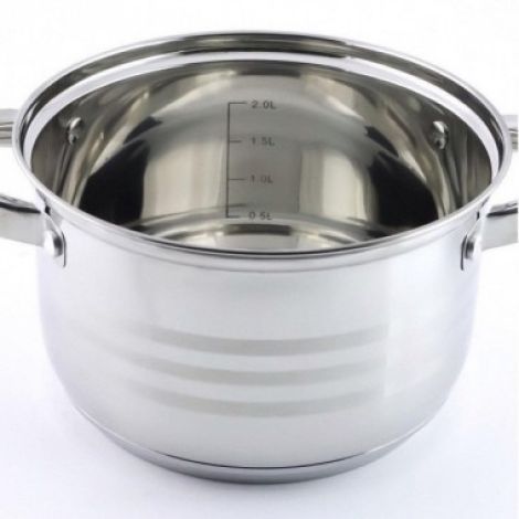 Набор кастрюль из нержавеющей стали 6 предметов BN-201