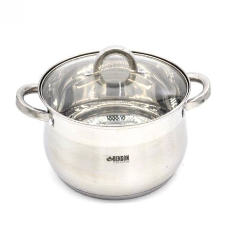 Набор посуды из нержавеющей стали 12 предметов BN-212