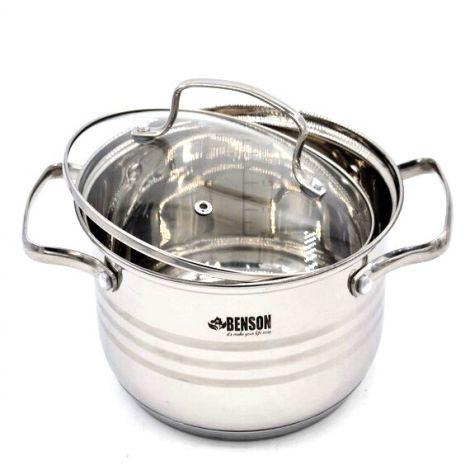 Набор посуды из нержавеющей стали 10 предметов BN-203