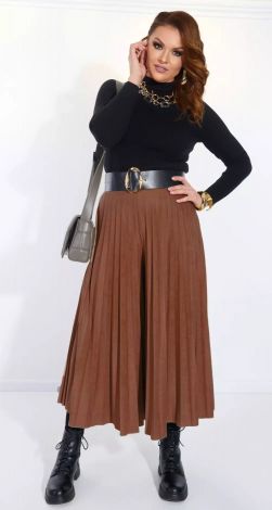 Теплі спідниці брюки гофре