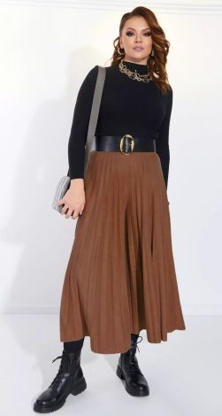 Теплі спідниці брюки гофре