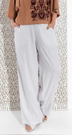 Льняні штани цікавого крою