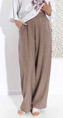 Льняні штани цікавого крою
