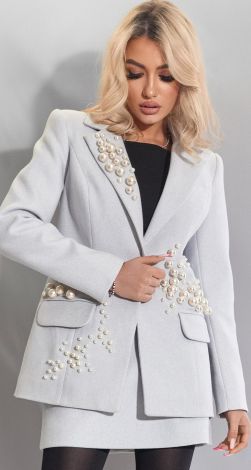 Жакет с жемчужинами