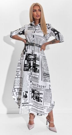 Стильное платье рубашка