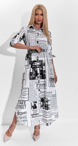 Стильное платье рубашка