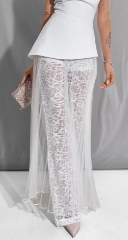 Прозора спідниця плісе