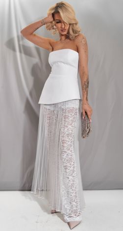 Прозора спідниця плісе