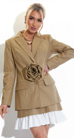 Льняний піджак