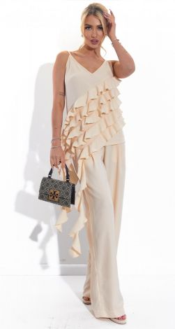 Льняний костюм у стилі Бохо