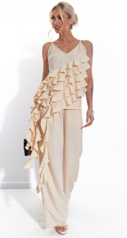 Льняний костюм у стилі Бохо