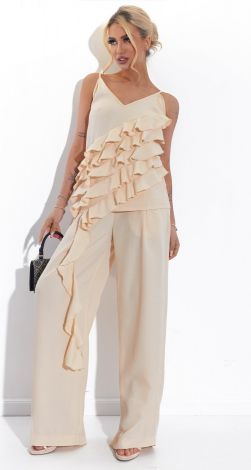 Льняний костюм у стилі Бохо