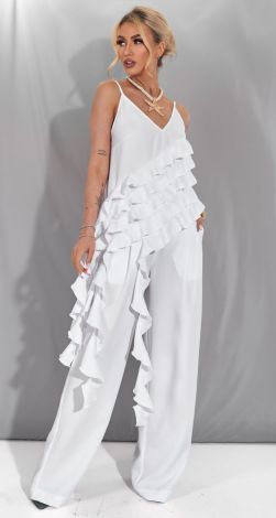 Льняний костюм у стилі Бохо