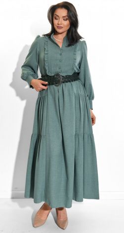 Красивое льняное платье