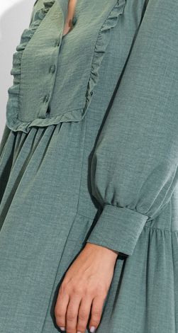 Красивое льняное платье