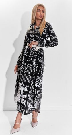 Стильное платье рубашка