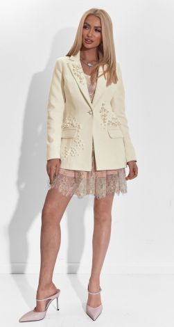 Жакет с жемчужинами