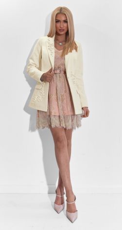 Жакет с жемчужинами