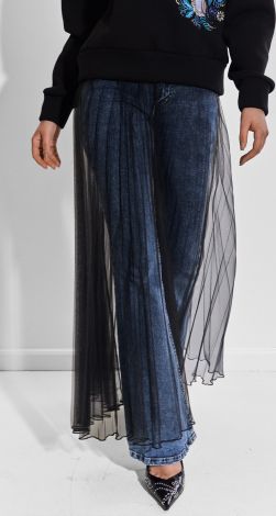 Прозора спідниця плісе