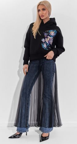 Прозора спідниця плісе