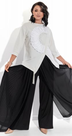 Ошатний брючний костюм