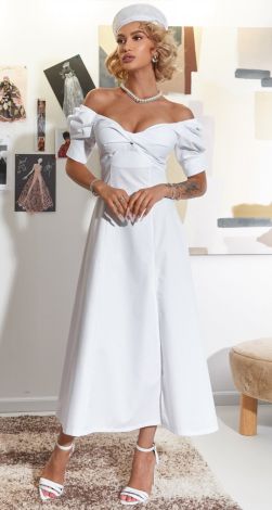 Идеальное белое платье