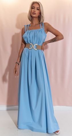 Небесно голубое платье
