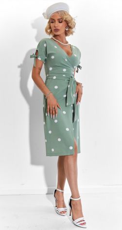 Платье в горошек