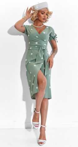 Платье в горошек