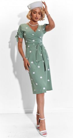 Платье в горошек