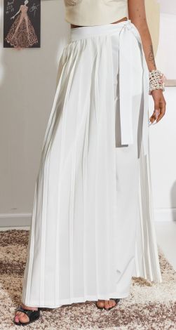 Ошатні брюки-спідниця плісе