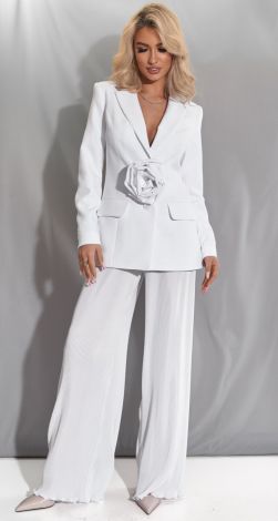 Шовкові штани пліссе