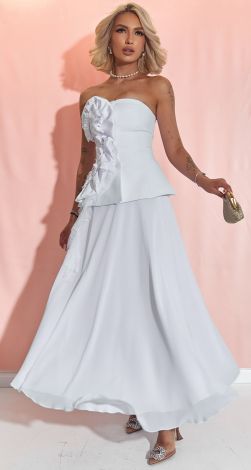 Розкльошена шифонова спідниця