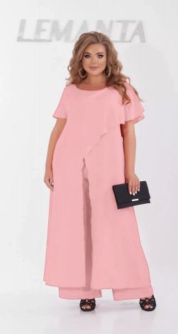 Ошатний брючний костюм великого розміру