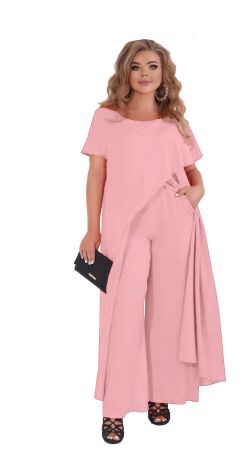 Ошатний брючний костюм великого розміру