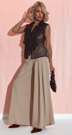 Блузка с рюшами в стиле БОХО