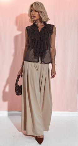 Блузка с рюшами в стиле БОХО