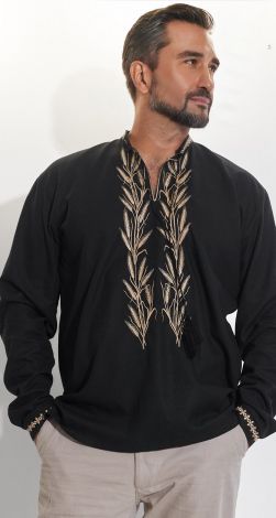 Мужская льняная вышиванка Всеволод