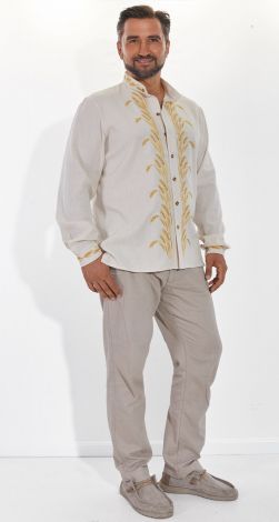 Льняная вышиванка Мирослав