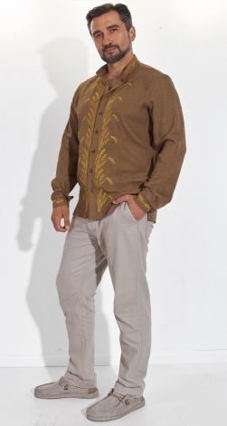 Льняная вышиванка Мирослав