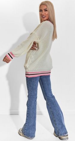 Кардиган крупной вязки