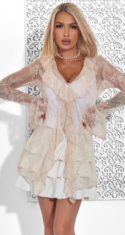 Ажурная блузка в стиле бохо