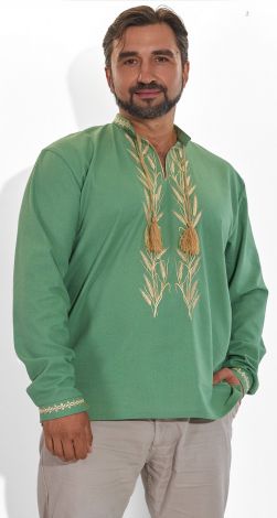 Мужская льняная вышиванка Всеволод