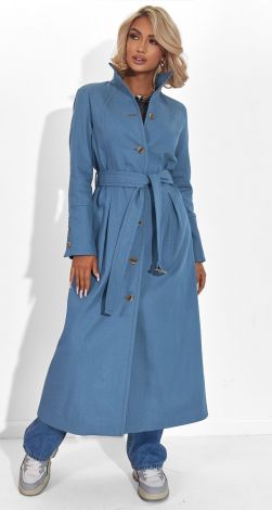 джинсовий тренч максі