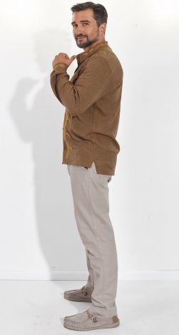 Льняная вышиванка Мирослав