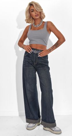 Джинси жіночі широкі