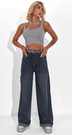 Джинси жіночі широкі